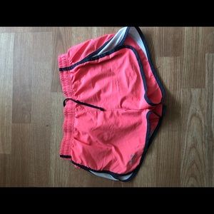 Pink athletic shorts
